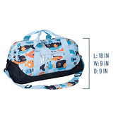 Wildkin Kids Overnighter Duffel Bags for Boys & Girls, Measures 18 x 9 x 9 Inches Duffel Bag for Kids, Carry-On Size & Ideal for School Practice or Overnight Travel, BPA-free (Big Fish)