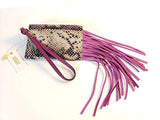 Aimee Kestenberg Ryder II Wristlet Grecian Blue Snake Leather