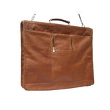 Piel Leather Elite Garment Bag, Saddle, One Size