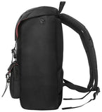 Bagail Casual Large Vintage Canvas Travel Backpacks Laptop College School Bags (Black)