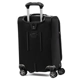 Travelpro Luggage Platinum Elite 20" Carry-on Expandable Business Spinner w/USB Port, Shadow Black
