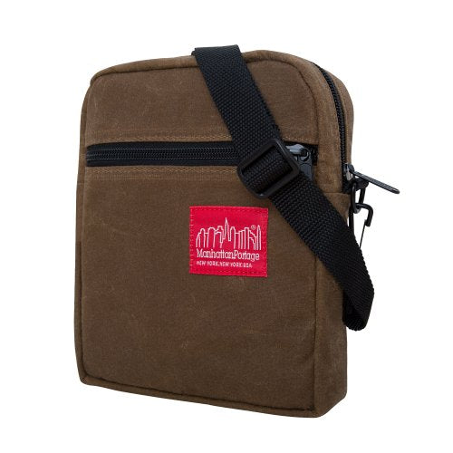 Manhattan Portage Waxed Canvas City Lights Bag, Field Tan