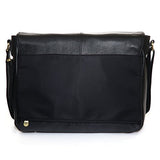 Jill-E Designs Sasha 13" Leather Laptop Bag, Black (419453)
