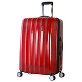 Olympia Titan 3 Piece Expandable Polycarbonate Hard Case Spinner Set, Red, One Size