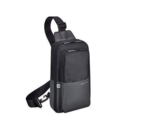 Zero Halliburton Gramercy Bag Sling Backpack, Black, One Size
