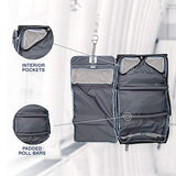 Travelpro Luggage Platinum Elite 20" Carry-on Tri-Fold Garment Bag, Shadow Black