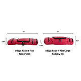 eBags Pack-it-Flat Hanging Toiletry Kit for Travel - (Raspberry)