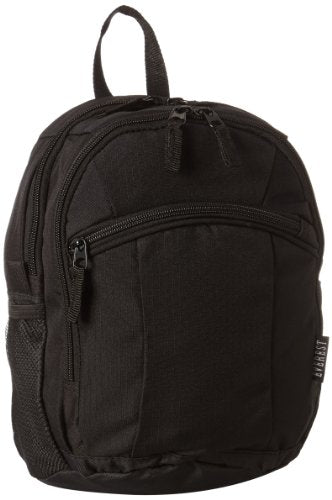 Everest Deluxe Small Backpack, Black, One Size