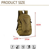 25L Military MOLLE Backpack Rucksack Gear Tactical Assault Pack School Bag for Camping (Jungle