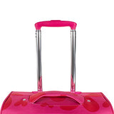 Cloe by Agatha Ruiz de la Prada Checked Medium 24" inch Luggage with 360º-spinner wheels in Magenta Color