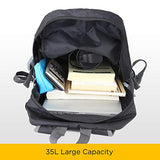 Nomad and Parkit Ultralight 35L Waterproof Backpack for Camping, Hiking, Travel – XL Men, Women