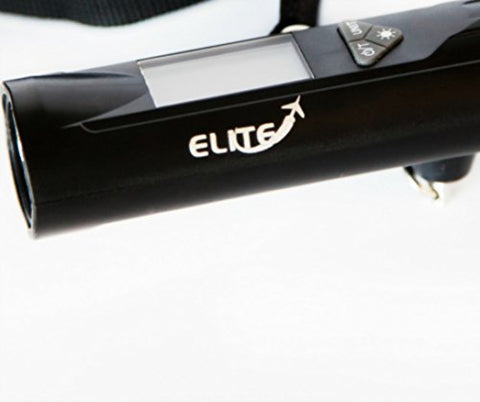 Elite Travel Accessories Digital Luggage Scale with Bonus LED Flashlight