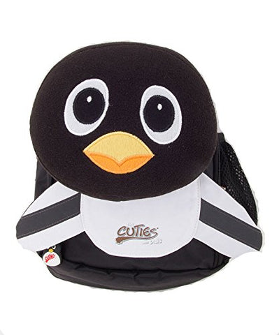 Cuties And Pals Kids Small Backpack With Pillow Lunch Bag - Penguin