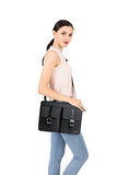 MOSISO Laptop Shoulder Bag Polyester 360° Protective Handbag with Organizer Pockets Compatible