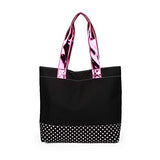 Nickelodeon JoJo Siwa Grey Tote Bag with Pink Removable Bow for Girls