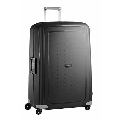 Samsonite S'Cure Hardside Checked Luggage With Spinner Wheels, 30 Inch, Black
