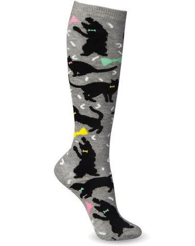 Loungefly Cats With Bows Knee Socks