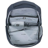 Kenneth Cole Reaction Two-Tone Polyester 15.6" (RFID) Laptop Backpack Navy/Black One Size