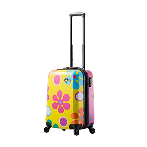 Mia Toro Pop Fiore Hardside Spinner Luggage Carry-On, Gallio
