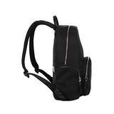 Cloe Nylon Backpack in Black Color