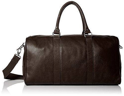 Cole Haan Men'S Pebble Leather Duffle, Chocolate, One Size