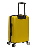 Rockland Horizon 3 Piece Polycarbonate/Abs Upright Set, Yellow