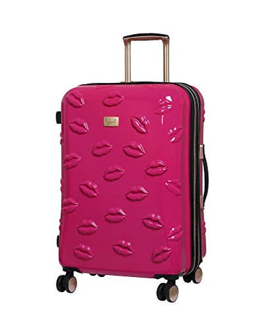 it Girl 26" Smooch 8 Wheel Hardside Expandable Spinner, Pink