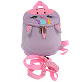Emmzoe Toddler 3D Animal Backpack with Detachable Safety Harness Leash - Lightweight, Water