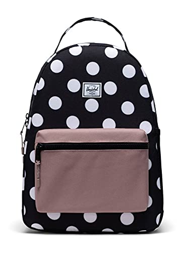 Herschel Supply Co. Girl's Nova Backpack (Little Kids/Big Kids) Polka Dot Black/White/Ash Rose One Size
