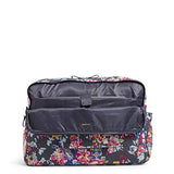 Vera Bradley Iconic Deluxe Weekender Travel Bag, Signature Cotton, pretty Posies