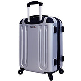 Mia Toro Regale Composite Hardside 29 Inch Spinner, Grey, One Size