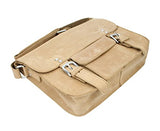 Vagabond Traveler 15" Cowhide Leather Stylish Casual Messenger Bag L59. Distress