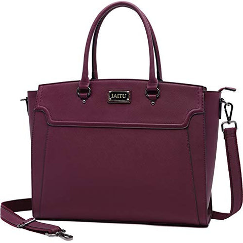 IAITU Laptop Tote Bag for Women, 15-15.6 Inches Spacious Tablet Handbag Shoulder Bag for Laptop