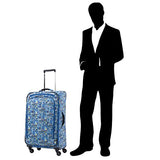 Atlantic Ultra Lite 4 | 24 And 28-Inch Expandable Spinners, Travel Pillow (Watercolor Blue)