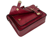 EOSUSI Women's Faux Leather Briefcases Messenger Bag Ladies Handbags, Red