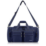 Gonex 45L Travel Duffel, Gym Sports Luggage Bag Water-Resistant Many Pockets(Blue)