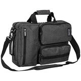 Kenneth Cole Reaction 15.6” Laptop & Tablet Bag Hybrid Backpack for School, Business, & Travel, Convertible Charcoal, Medium