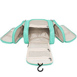 Heavy Duty Waterproof Hanging Toiletry Bag - Travel Cosmetic Makeup Bag for Women & Shaving Kit
