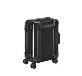 Zero Halliburton Geo Aluminum 3.0 Carry-on 4 Wheel Spinner Travel Case ZRG2519 (BLACK)