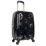 Aimee Kestenberg Women's Midnight Floral 20" Hardside Expandable 4-Wheel Spinner Carry-on Luggage