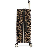 BEBE Women's Luggage Adriana 29" Hardside Check in Spinner, Leopard