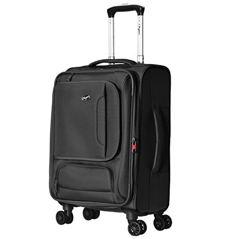 Olympia Petra 21" Carry-on Spinner, Black