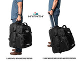 Hypath 2-In-1 Convertible Travel Bag - Use As A Backpack With Wheels, Wheeled Carry On, Duffle,