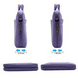 Mosiso Polyester Messenger Laptop Shoulder Bag Compatible 11.6-13.3 Inch Macbook Air, Macbook