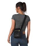 JanSport Weekender FX Crossbody Mini Bag - Black/Gold