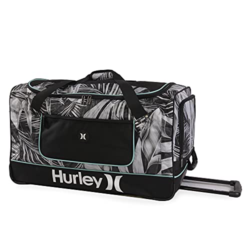 Hurley Rolling Duffel, Grey Tropical