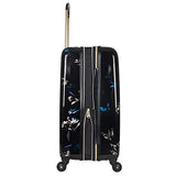 Aimee Kestenberg Women'S Midnight Floral 24" Hardside Expandable 4-Wheel Spinner Checked Luggage,