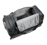 ful Workhorse 30-Inch Rolling Duffel Bag (Black And Blue)