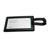 Ljy Travel Luggage Suitcase Labels Id Tags Business Card Holder, Set Of 8