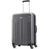 Samsonite Sparta 24" Hardside Checked Spinner Luggage (Dark Grey)
